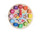 China Wooden Toys — Hexin Toys:  Clock Shape Puzzle - 11018
