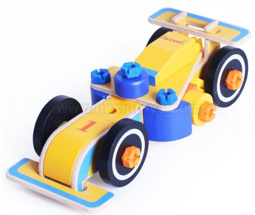 Log Wood–Formula 1 Racecar » 15003